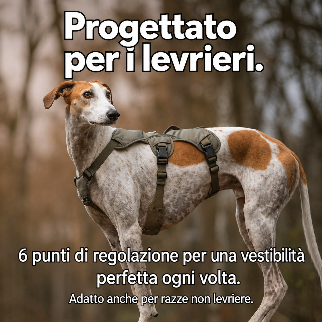 Pettorina Sicurezza Greyhound Regolabile